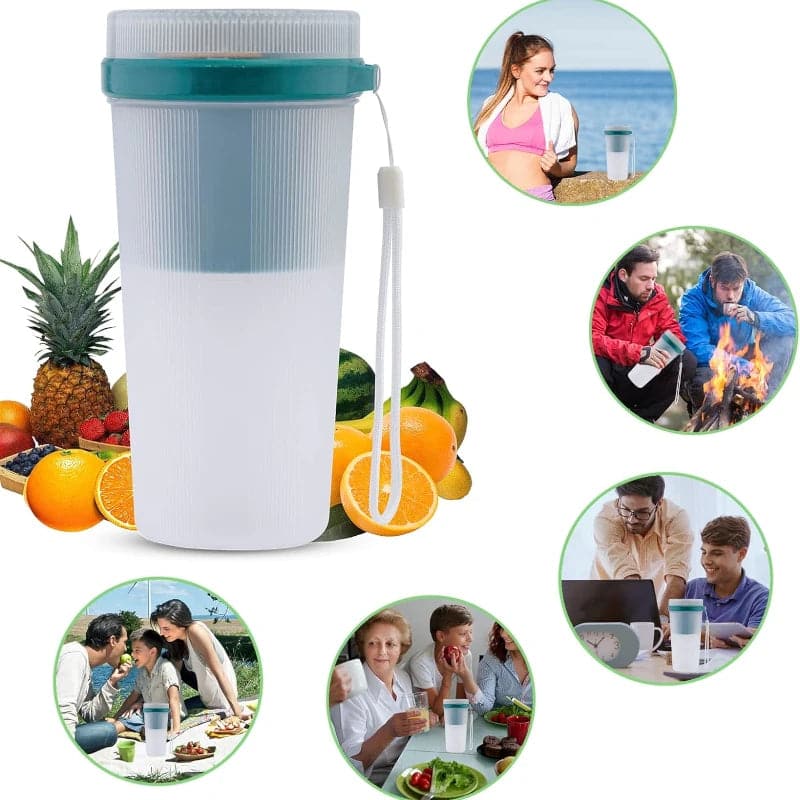 Mini licuadora portátil de 4 cuchillas