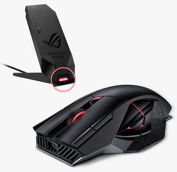 Mouse Gaming Inalámbrico Asus ROG Spatha X | 12 Botones Programables + Carga Inalámbrica | ¡Oferta por Empaque!
