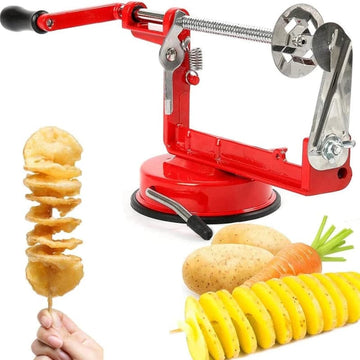 Pelador de papas en espiral