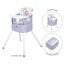 SILLA COMEDOR 3 EN 1 BOOSTER BONY PRIORI GRIS -
