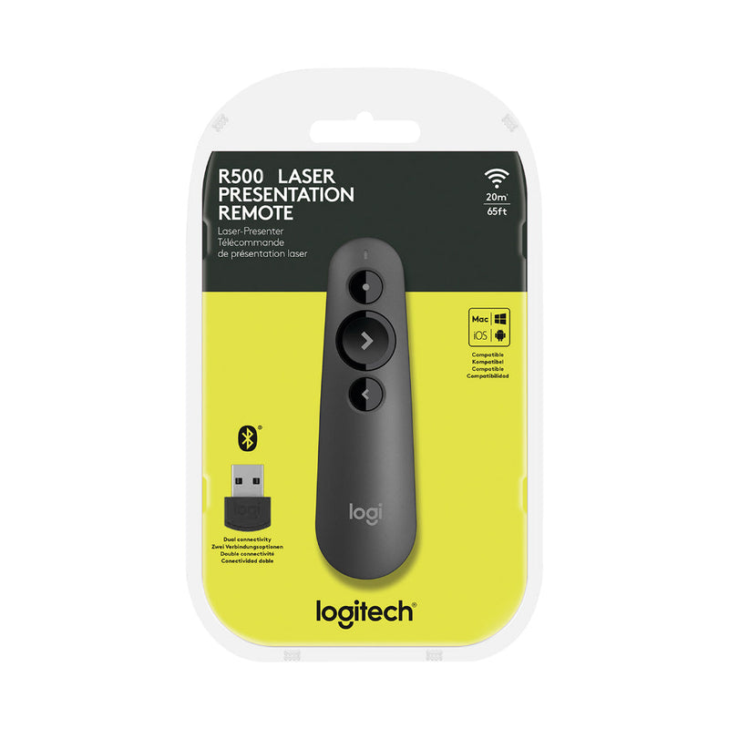 Presentador Logitech Remote R500s Black