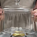 Olla De Vidrio Resistente Al Calor Cacerola 1350 ml Utensilio Cocina YWJ1265