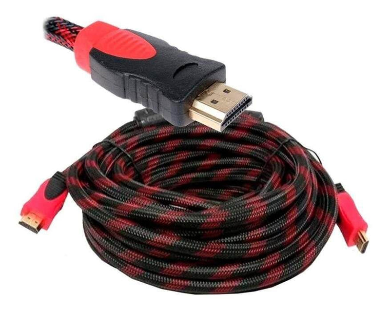 Cable Hdmi 20 Metros Doble Filtro Mallado Punta Dorada