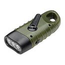 Linterna Manual Mini Con Dinamo Solar Sin Pilas Hogar Campin