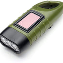 Linterna Manual Mini Con Dinamo Solar Sin Pilas Hogar Campin