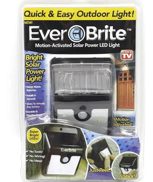 Luz Led Exterior Energia Solar Sensor Movimiento Ever Brite