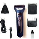 Máquina afeitadora y cortadora de pelo Geemy GM-566 azul 110V