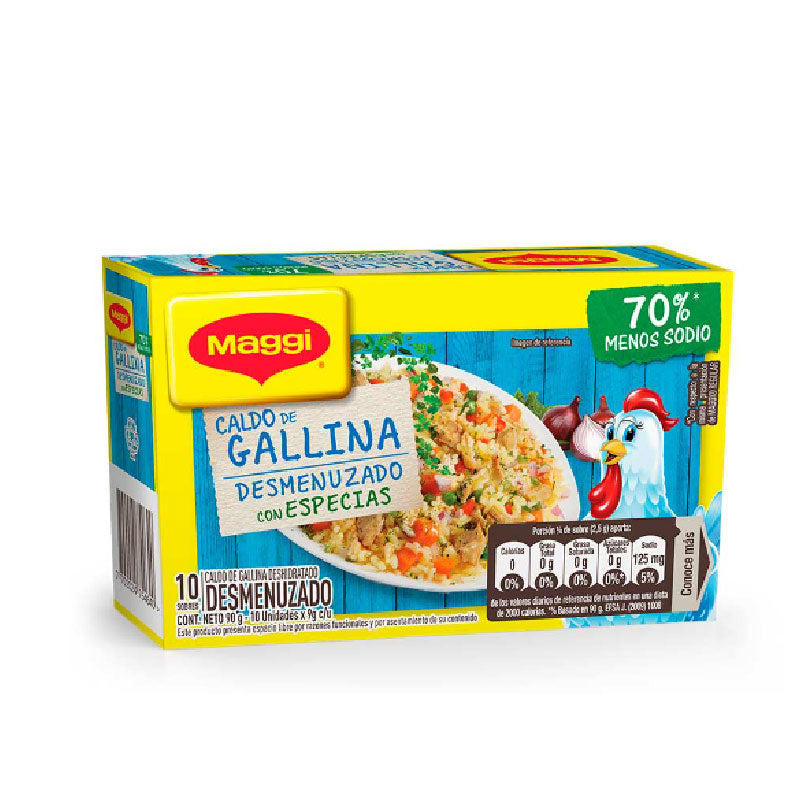 CALDO MAGGI DESMENUZ 10U BAJO SODIO