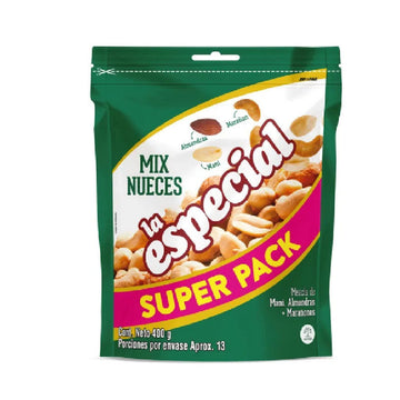MANI LA ESPECIAL 400G NUEZ/ALMEND/MARANO