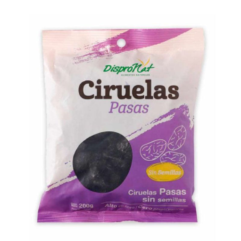 CIRUELA PASA DISPRONAT 200G S/SEMILLA