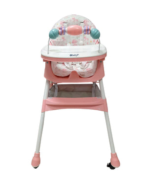 SILLA DE COMER LULU EB631-1 EBABY - ROSADO