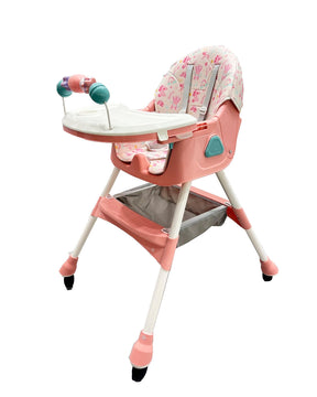 SILLA DE COMER LULU EB631-1 EBABY - ROSADO