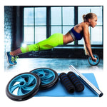 Rueda Para Ejercicios Abdominales Rodillo Abdomen + Tapete