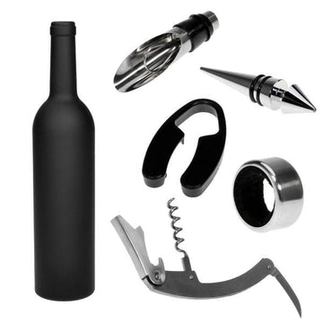 Set De Vino Sacacorchos Con Forma De Botella