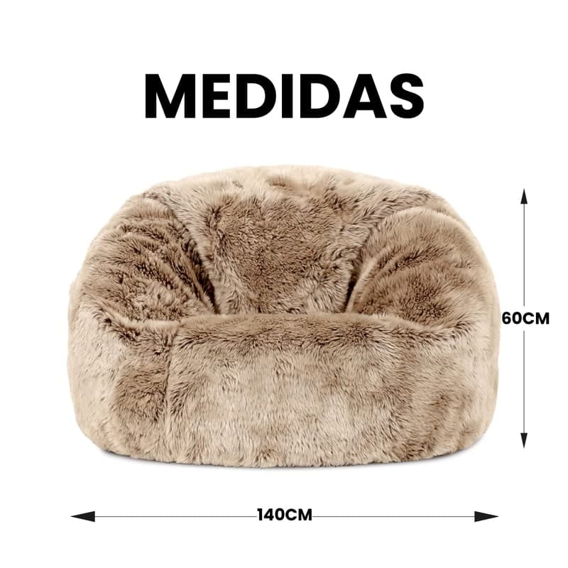 Puff cama 140x60 microfibra muebleo