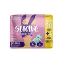 TOALLA FEM SUAVE 34U AC DELGADA
