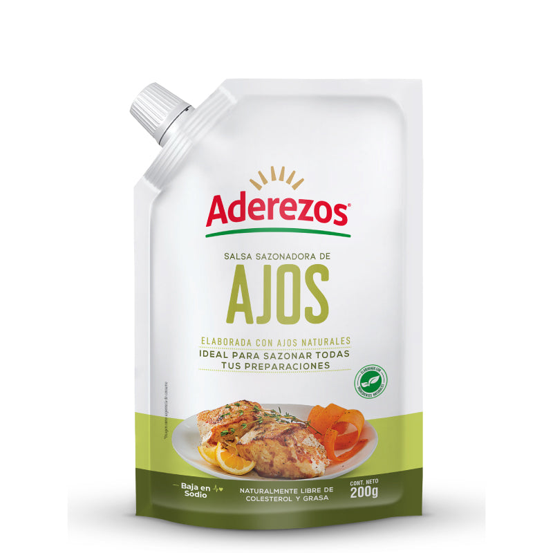 PASTA DE AJO ADEREZOS 200G