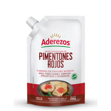 SALSA DE PIMENTOS ADEREZOS 200G