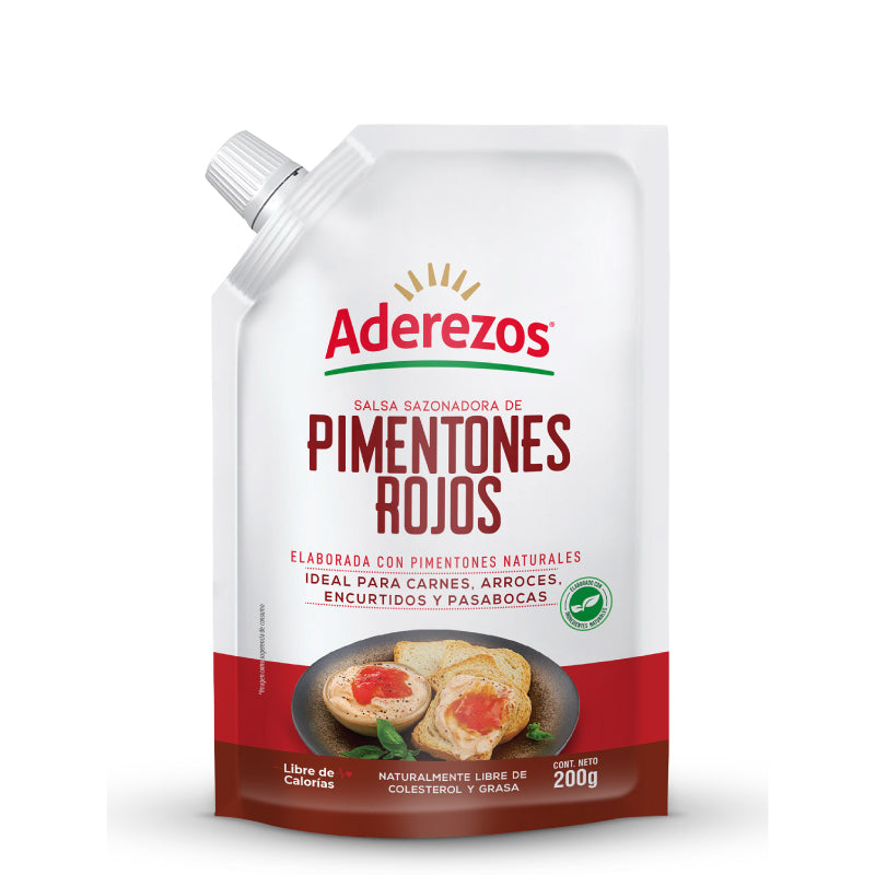 SALSA DE PIMENTOS ADEREZOS 200G