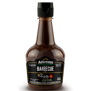 SALSA BARBECUE CON RON 450G ADEREZOS