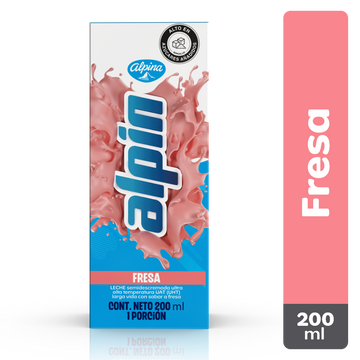 BEBIDA ALPIN 200ML UHT FRESA