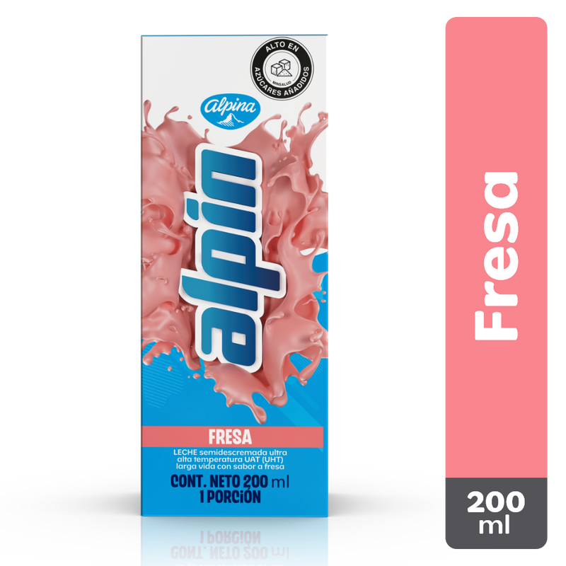 BEBIDA ALPIN 200ML UHT FRESA