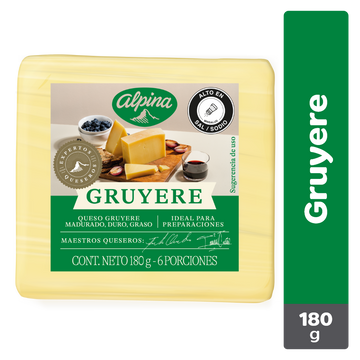 QUESO GRUYERE ALPINA 180GR