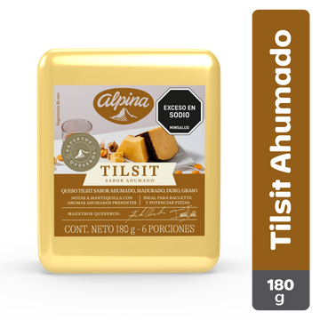 QUESO TILSIT ALPINA 180GR AHUMADO