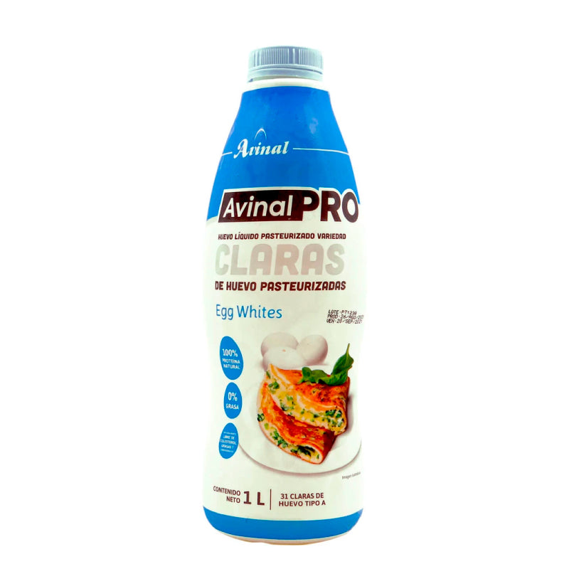 CLARA LIQUIDA PASTEURIZADA 1000ML
