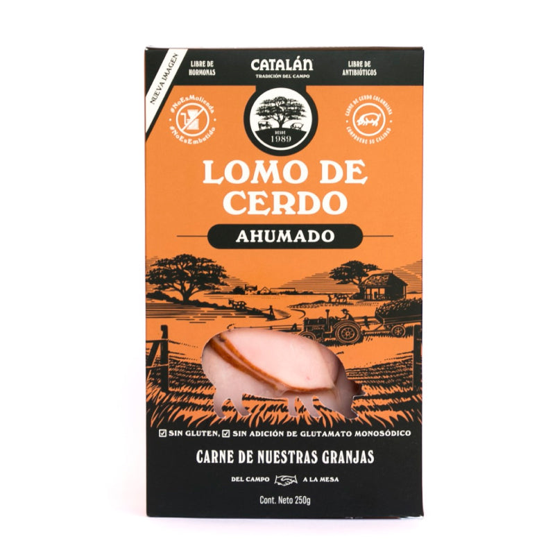 LOMO CERDO CATALAN 250G AHUMADO