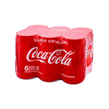 GASEOSA COCA COLA NR 6U 235ML LATA