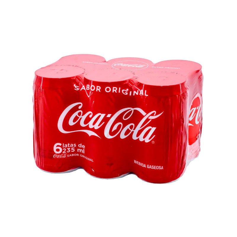 GASEOSA COCA COLA NR 6U 235ML LATA