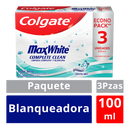 CREMA COLGATE 3U 100ML MAXWHITE COMPLETE ClEAN