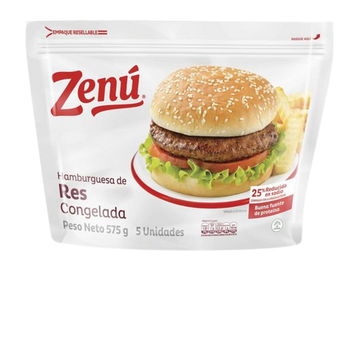 HAMBURGUESA ZENU 425G