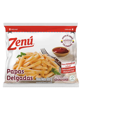 PAPAS DELGADAS ZENU 500G
