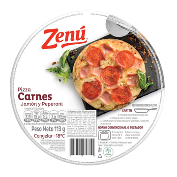 PIZZA ZENU 113G CARNE