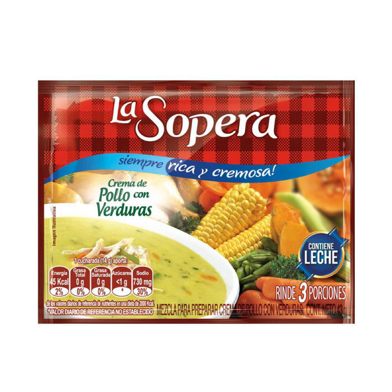 CREMA SOPERA POLLO/VERDURAS 42, 5G