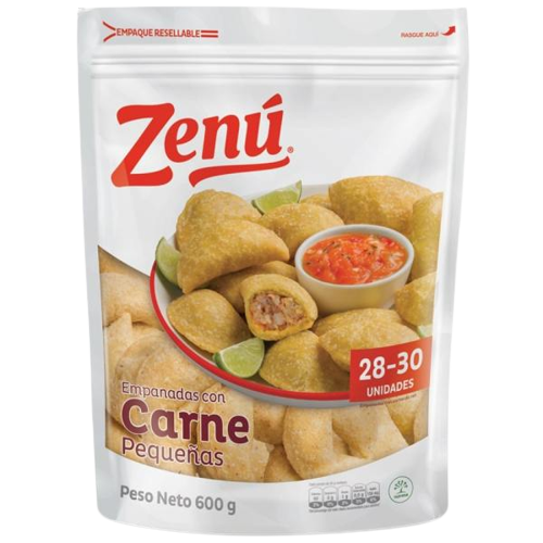 EMPANADA ZENU 600G CARNE