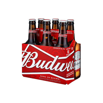 CERVEZA BUDWEISER  6U 250ML