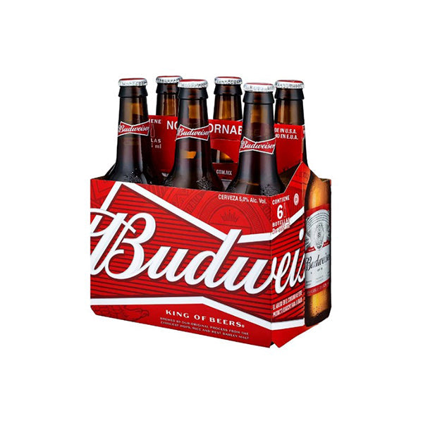 CERVEZA BUDWEISER  6U 250ML