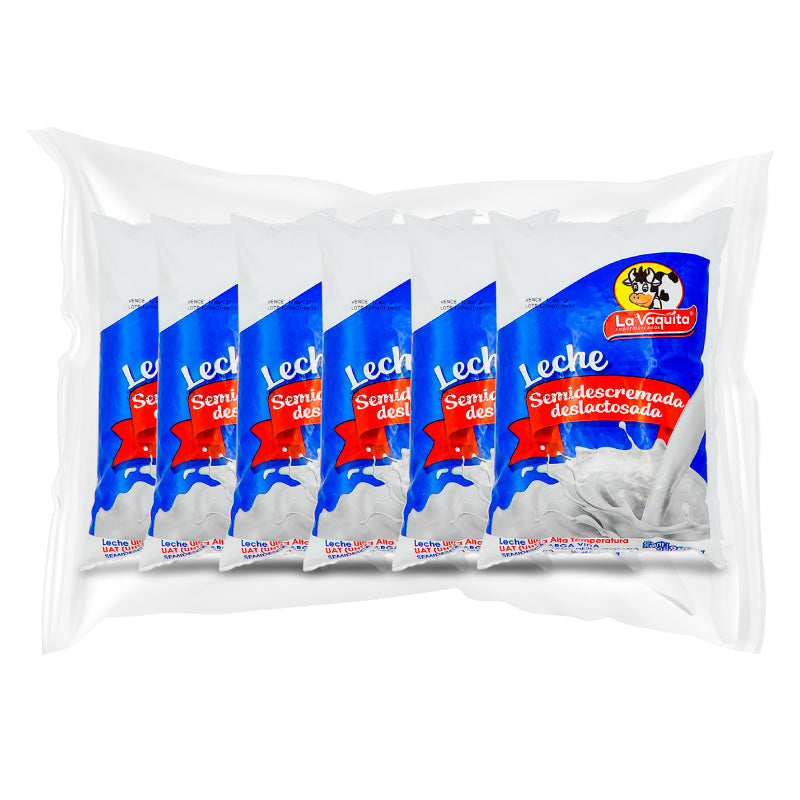 LECHE DESLACTOSADA LA VAQUITA 900ML SIX PACK
