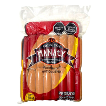 CHORIZO MANATY 30U 1350G ANTIOQUENO