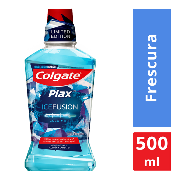 Enjuague Bucal COLGATE Plax Ice Fusion 500ml