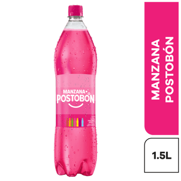 GASEOSA POSTOBON 1.5L MANZANA