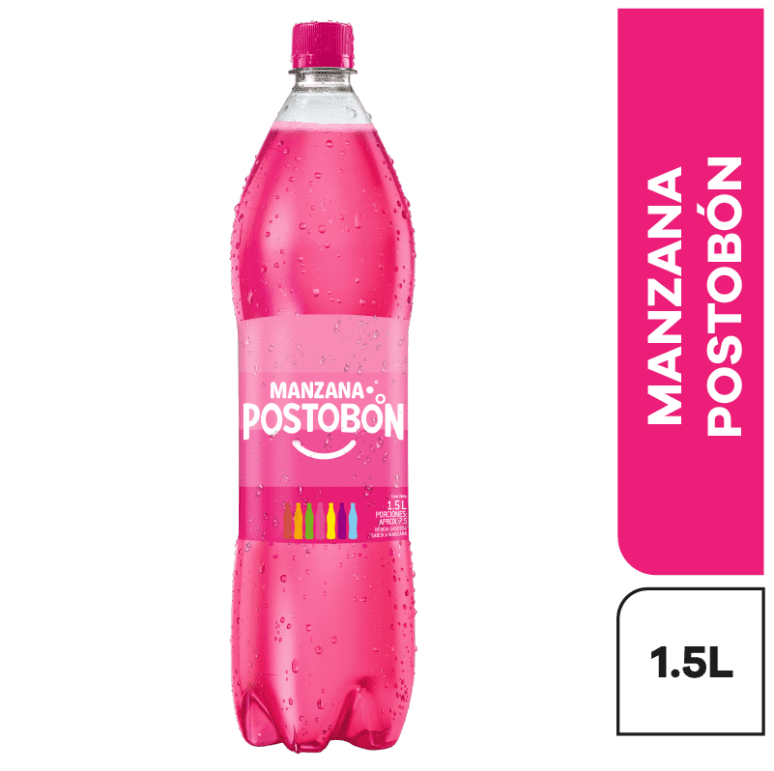 GASEOSA POSTOBON 1.5L MANZANA