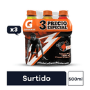 GATORADE 500ML 3U PRECIO ESPECIAL
