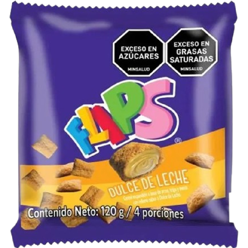 CEREAL FLIPS 120G DULCE LECHE