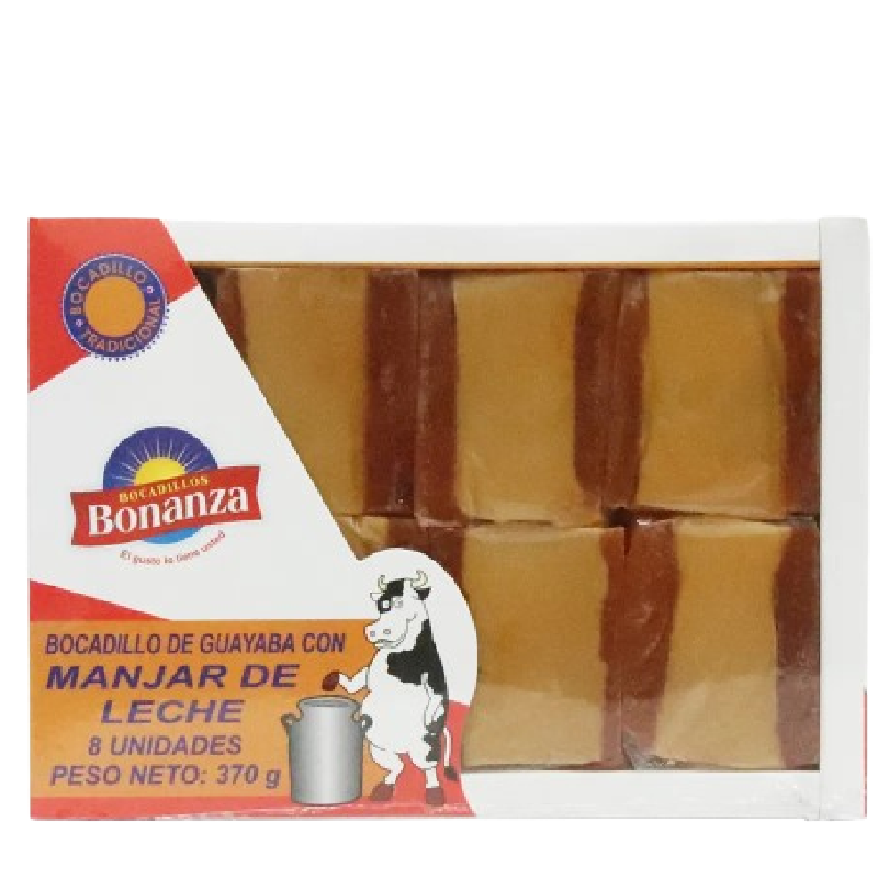 MANJAR DE LECHE BONANZA 8U 370G