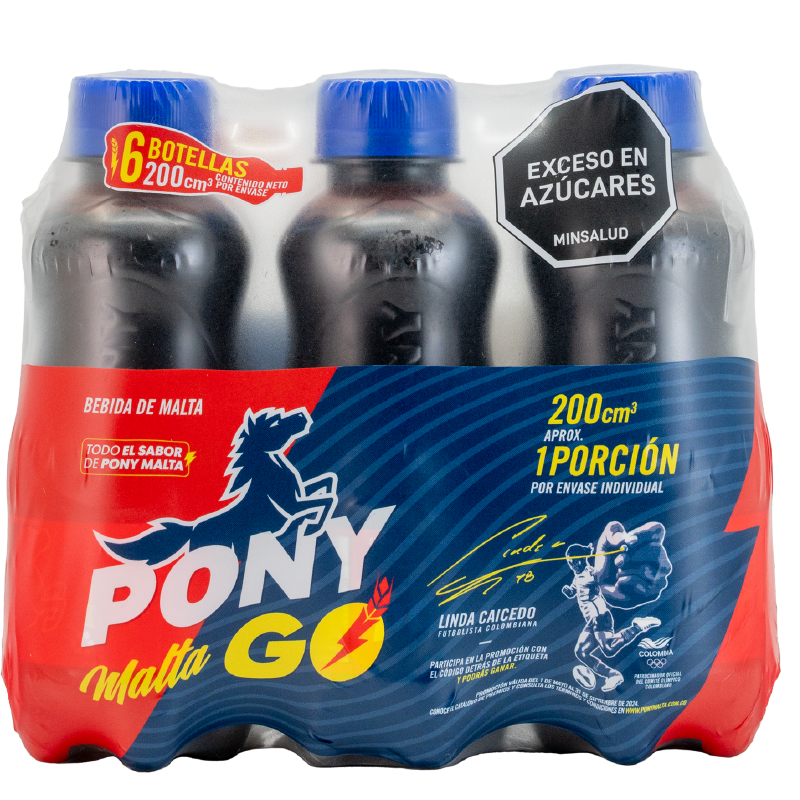 BEBIDA DE MALTA PONY 6U 1980M PET