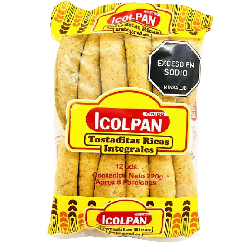 TOSTADA INTEGRAL ICOLPAN 220G